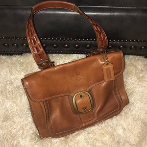 Authentic COACH Handbag! Nutmeg/ Brass